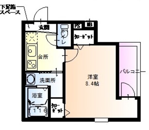 フジパレス城東諏訪Ⅶ番館の物件間取画像